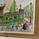Aquarelle Montmartre vintage