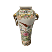 Vase en porcelaine émaillé XX siècle