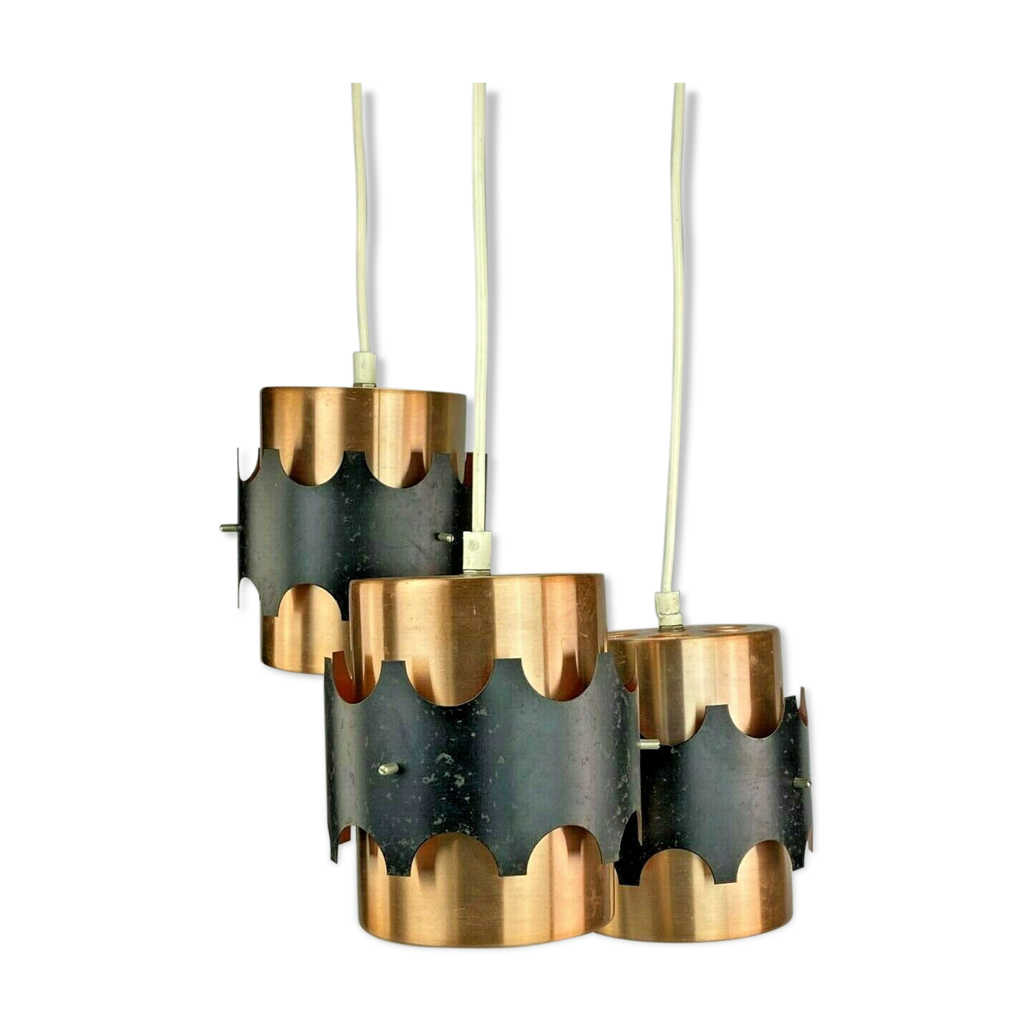 60s 70s lamp light ceiling lamp cascade lamp metal space age design