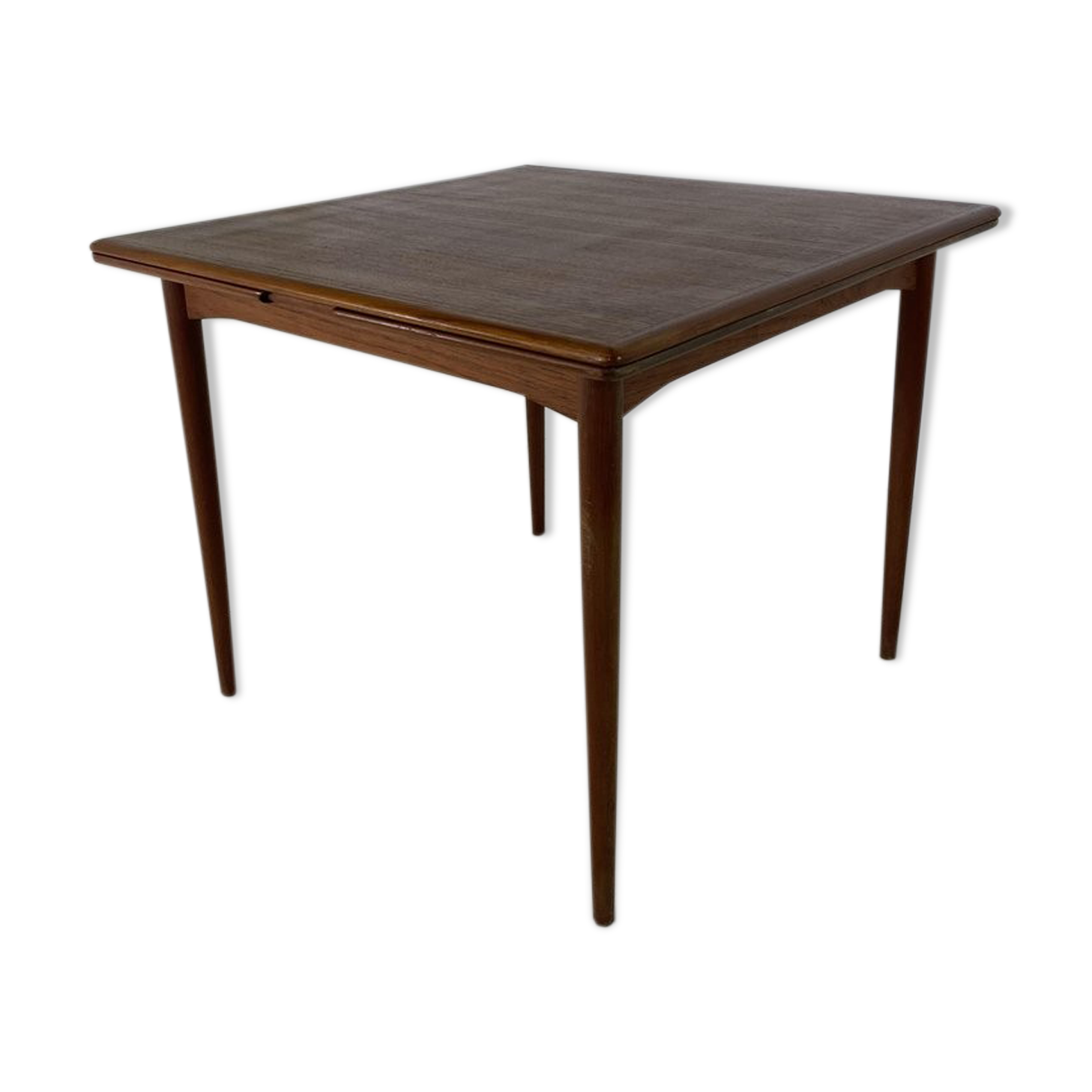 Vintage Scandinavian dining table expandable in 1960s teak