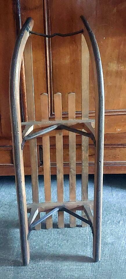 luge vintage en bois
