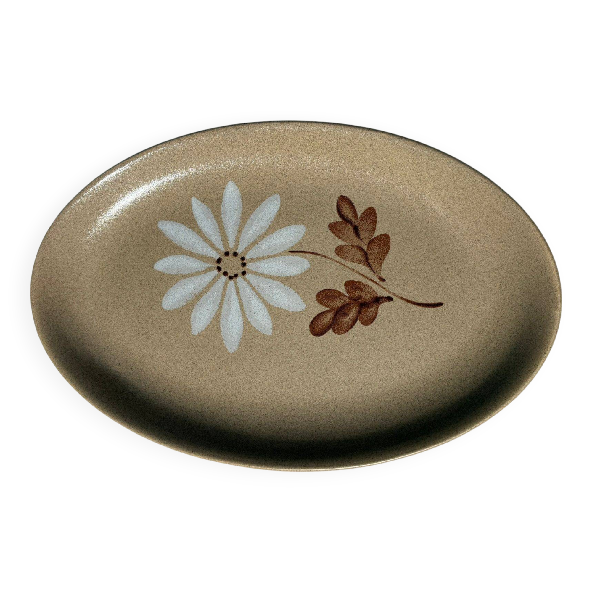 Vintage St Amand Oval Dish – “Autumn” Model