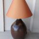 Lampe en grès