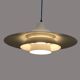 Vintage David Mogensen White Pendant Lamp, Super Light A/S, Danish Mid-Century