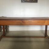 Massive cherry farm table