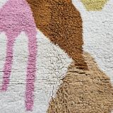 Handmade Berber rug in pure wool 2.5x1.5 m