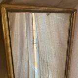 Large and old wooden mirror