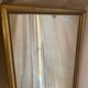 Large and old wooden mirror