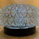 Round star-shaped glass ceiling light