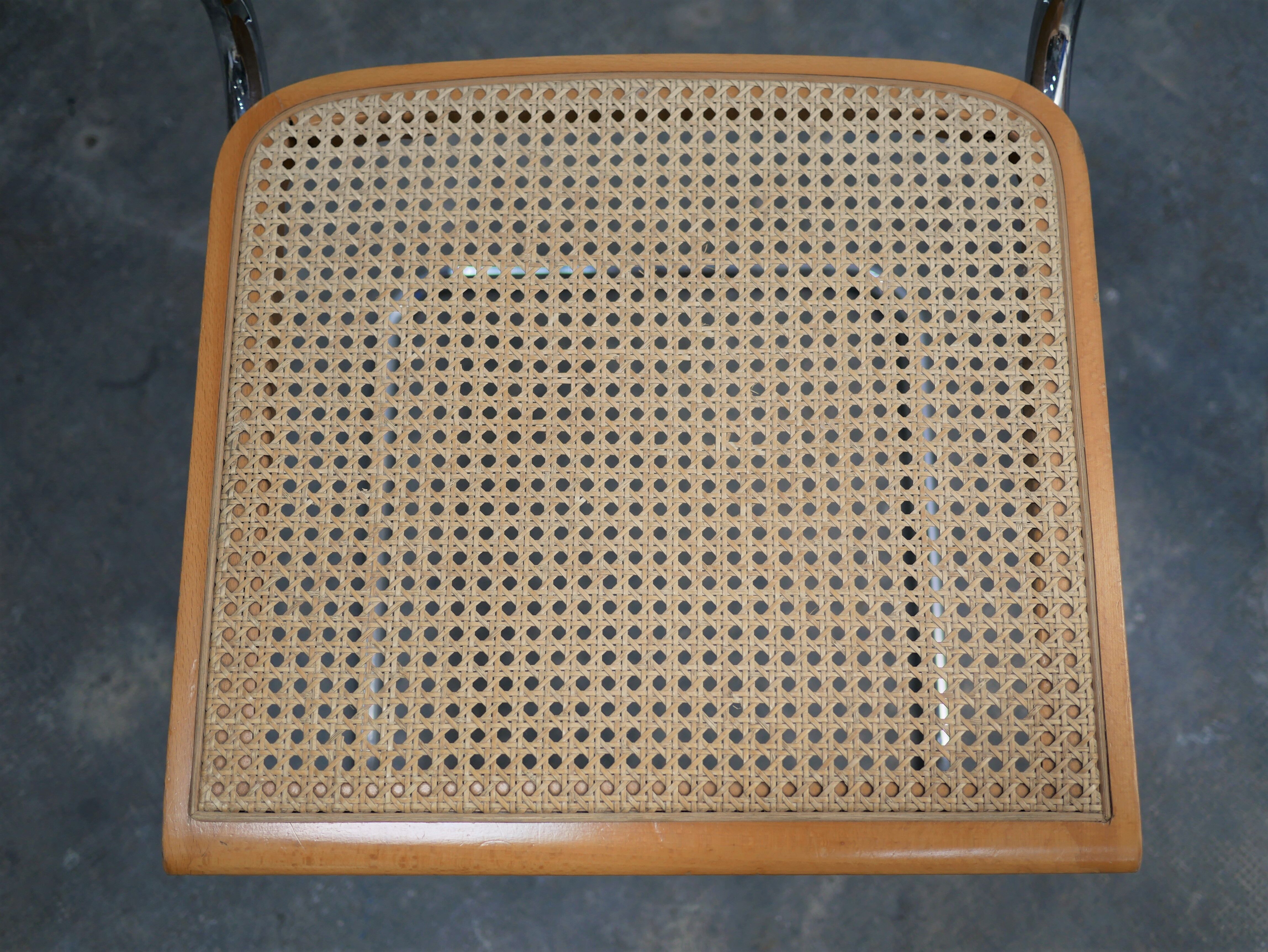 Chair B32 by Marcel Breuer, Made in Italy