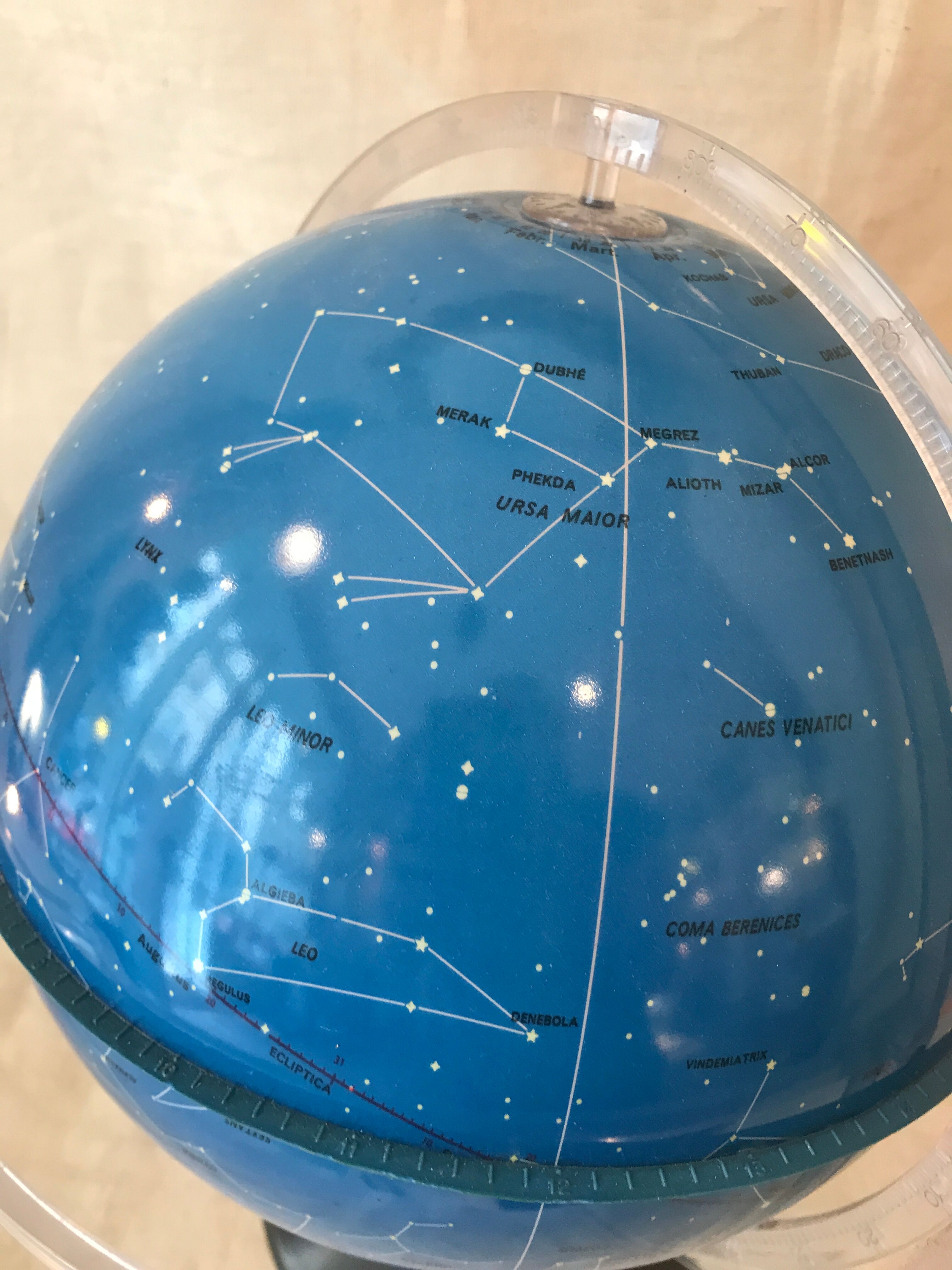 Lamp celestial globe alpha barn batelière constellation 70 terrestrial