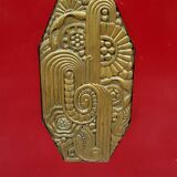 Importante Bibliothèque époque Art Déco en bois laqué et bronze doré