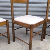 Set of four brutalist chairs 1950