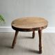Tabouret tripode bois