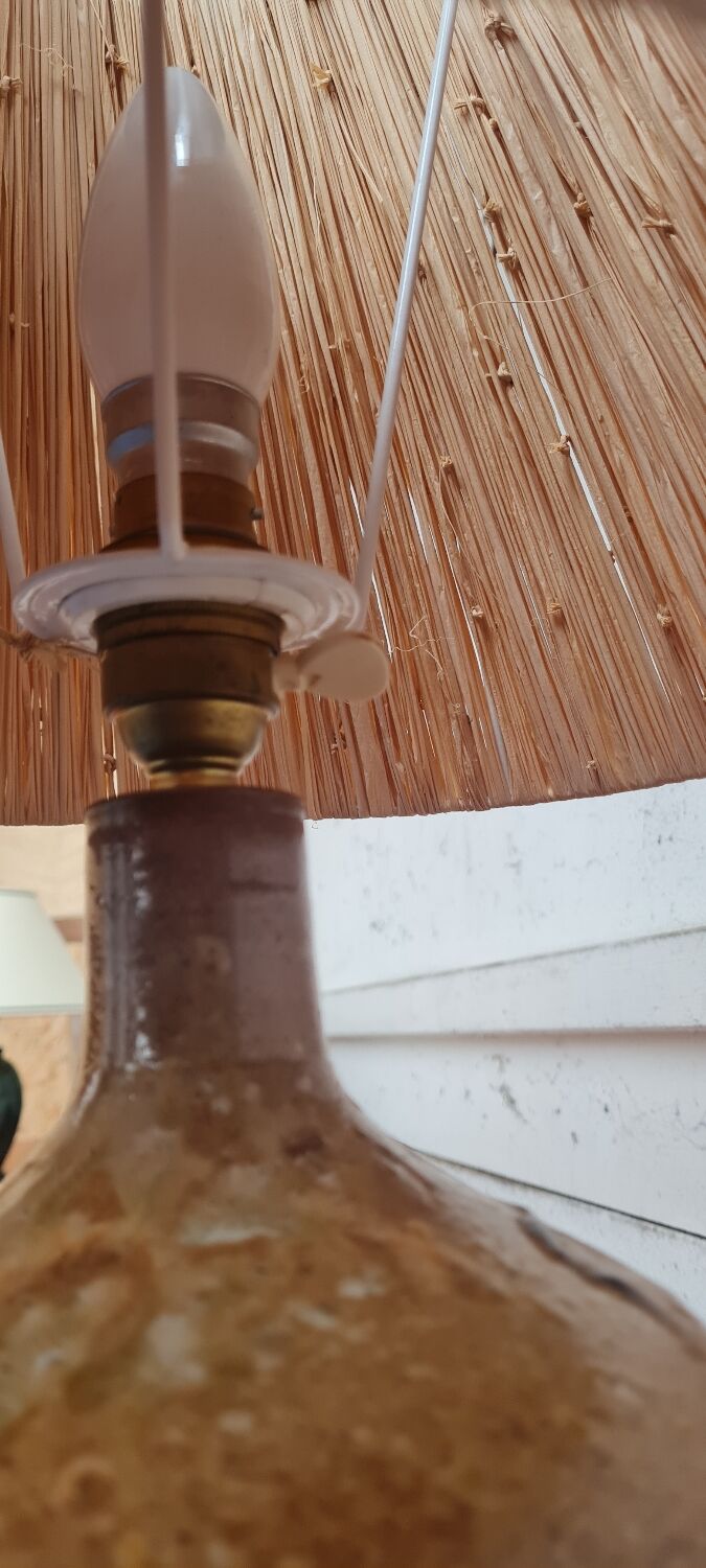 Lampe en grès circa 1950