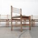 Mid-century Danish Safari dining chairs by Peter Ole Schiønning for Niels Eilersen, set of 6.