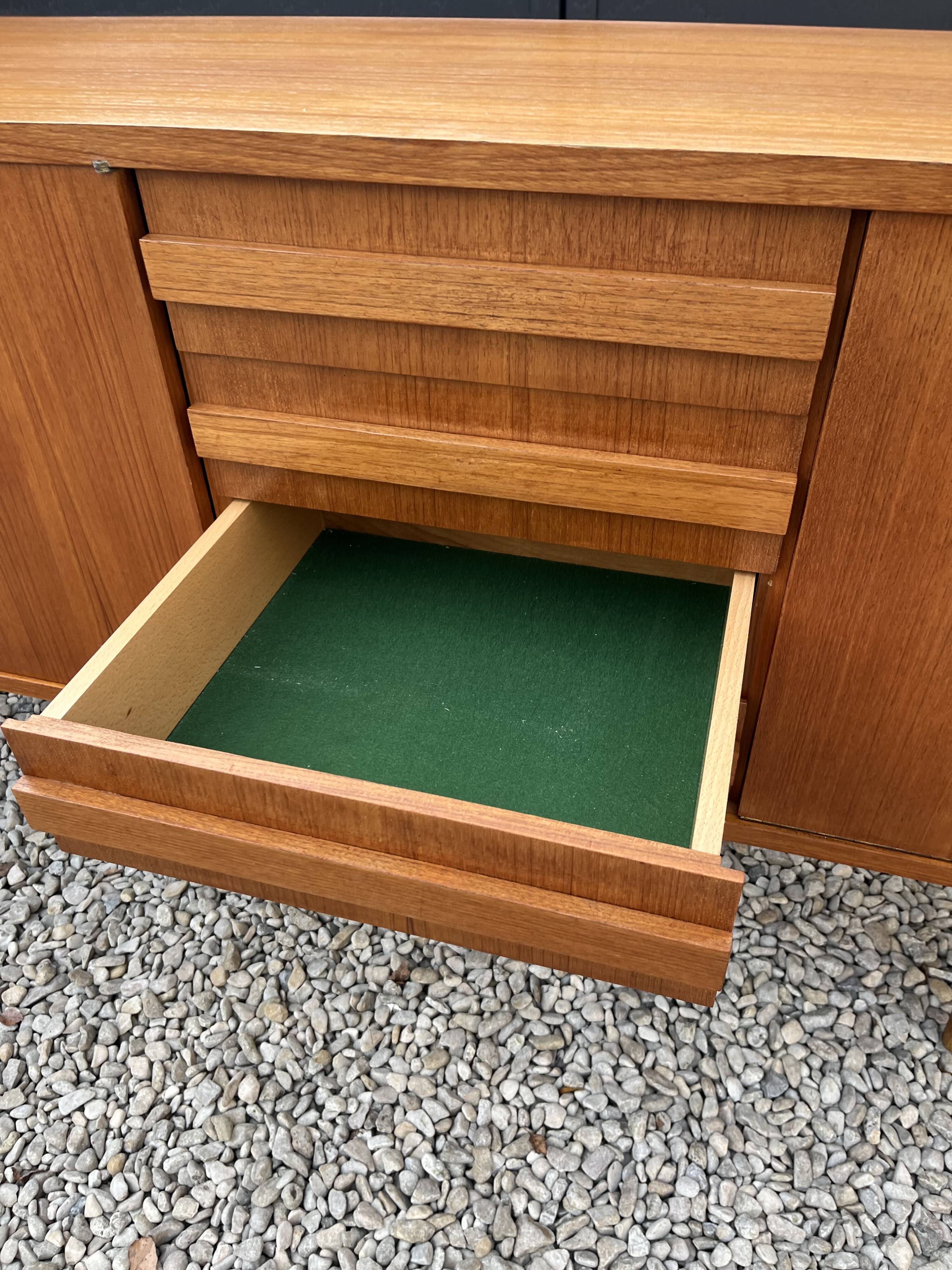 Scandinavian teak row