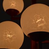 Ceiling chandelier Vintage design lamp from the 60s/70s space age