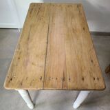 Old dining table Parisian farm kitchen occasional vintage Parisian office