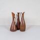 Mid-century modern set of 3 ceramic pieces by Rörstrand Gunnar Nylund, Sweden, 1950s.