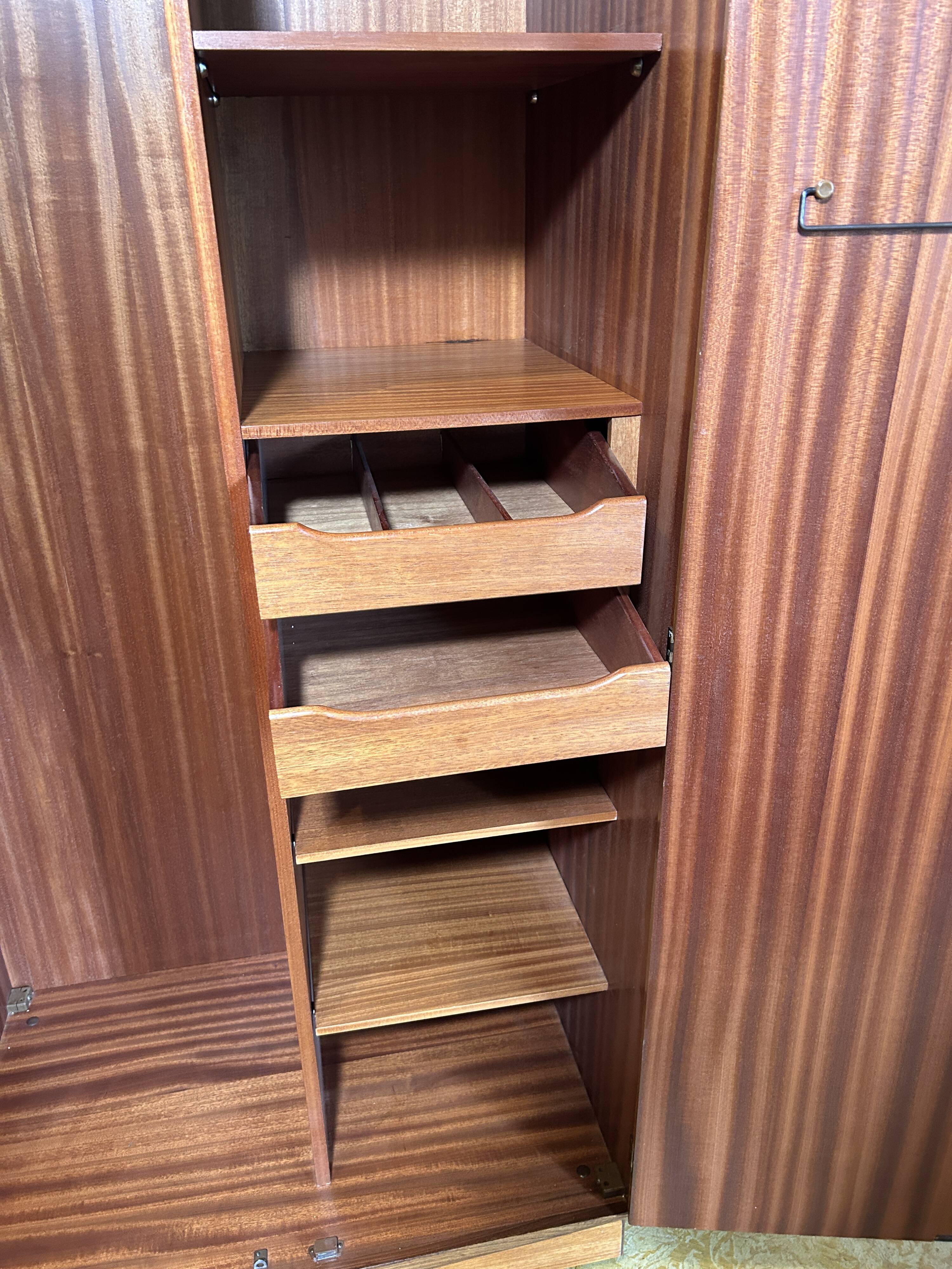 Mid-Century Retro Vintage Teak Wardrobe by GPlan – Fresco Range 1960s