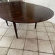Table à rallonge  scandinave en palissandre de Rio