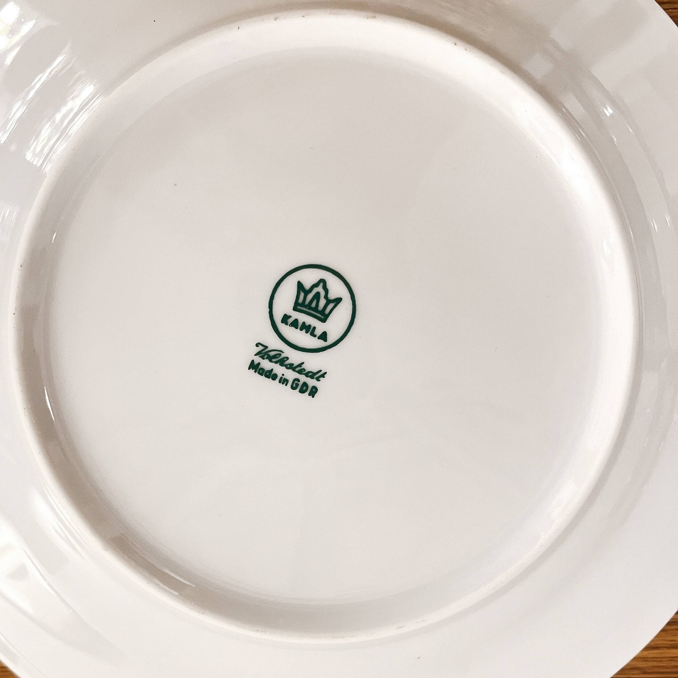 Trio, breakfast set, New Look, Kahla Volkstedt, Germany 1960s.