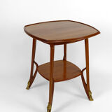 Pedestal table "Olga" by Louis Majorelle in mahogany, France, circa 1900