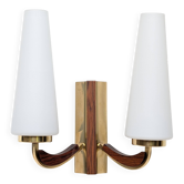 Brass wall light