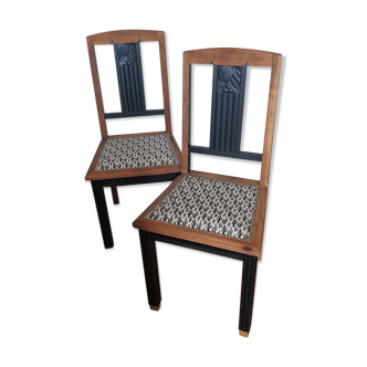 Chaises années 30 relookées