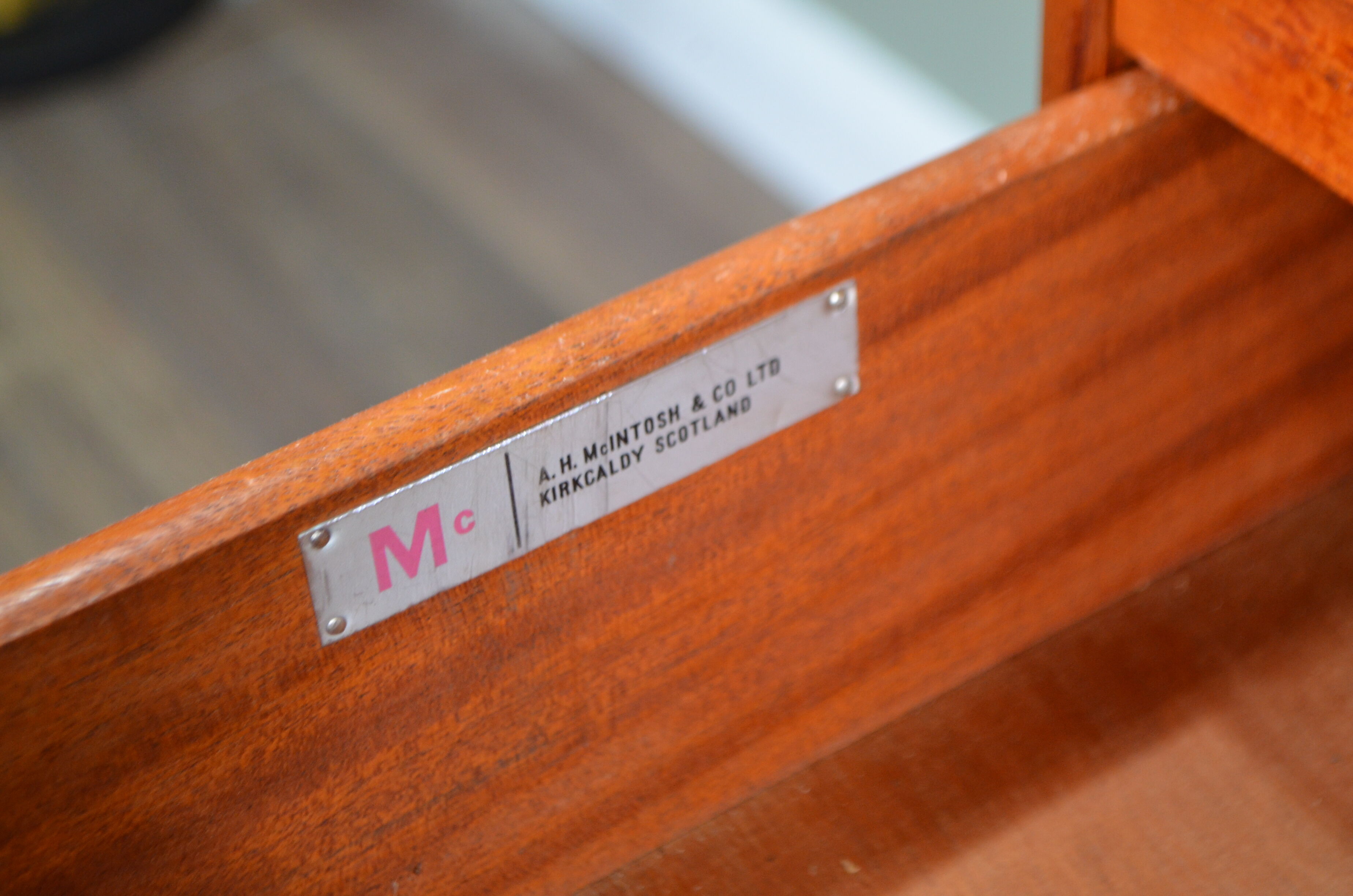 Midcentury McIntosh Teak Sideboard / Long John. Rare Vintage Modern / Danish Style.