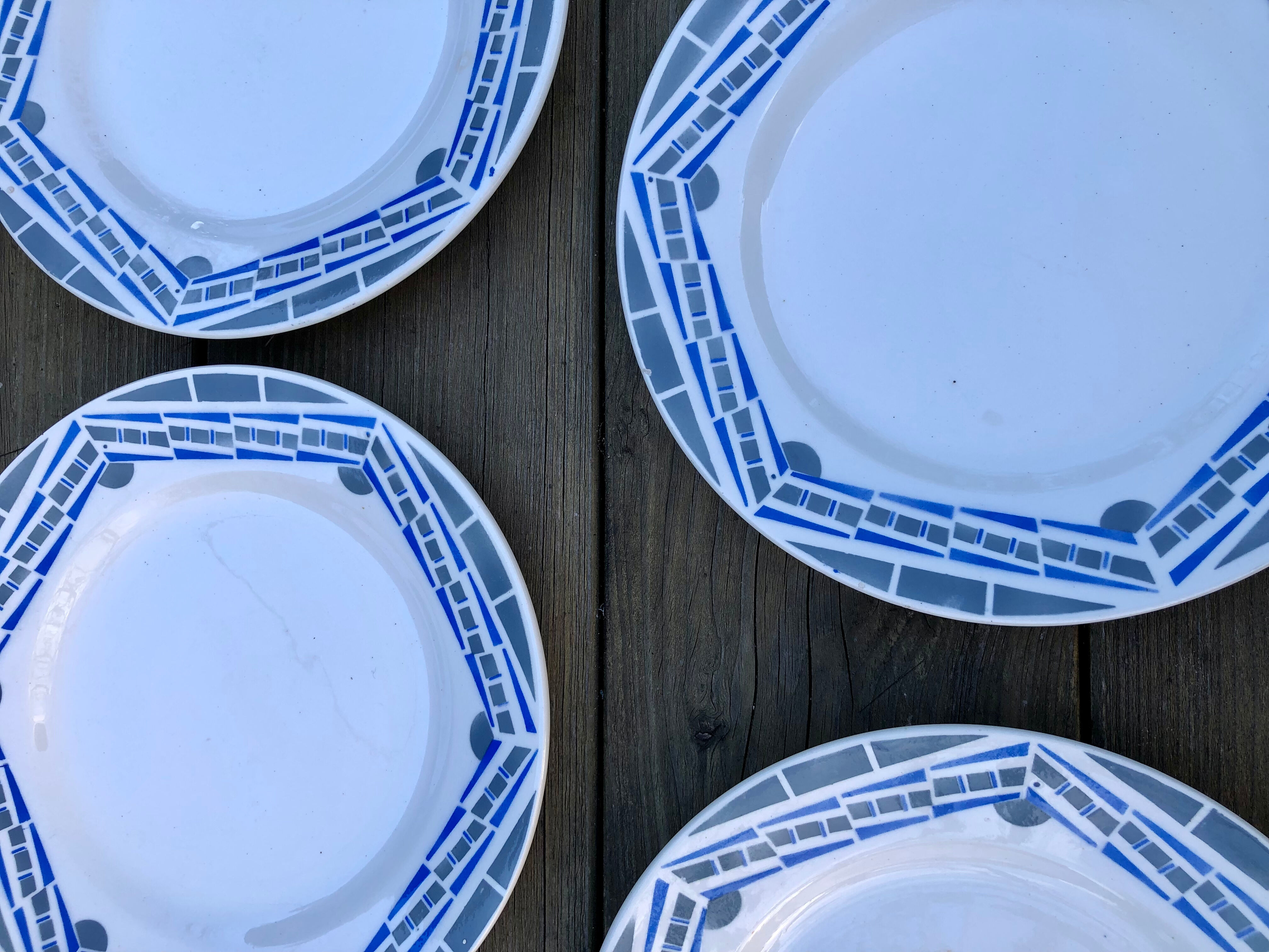 Dessert plates Saint Amand Céranor