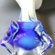 Vase design Fleur Arum. In blown art glass, Murano style. 21 cm.
