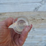 Ensemble de 4 verres à pieds anciens en cristal pour liqueur