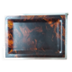 Plateau vintage en lucite imitant l'écaille
