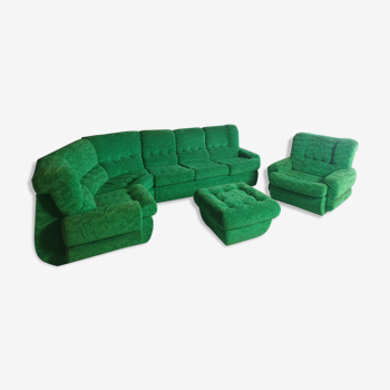 7-seater vintage modular sofa