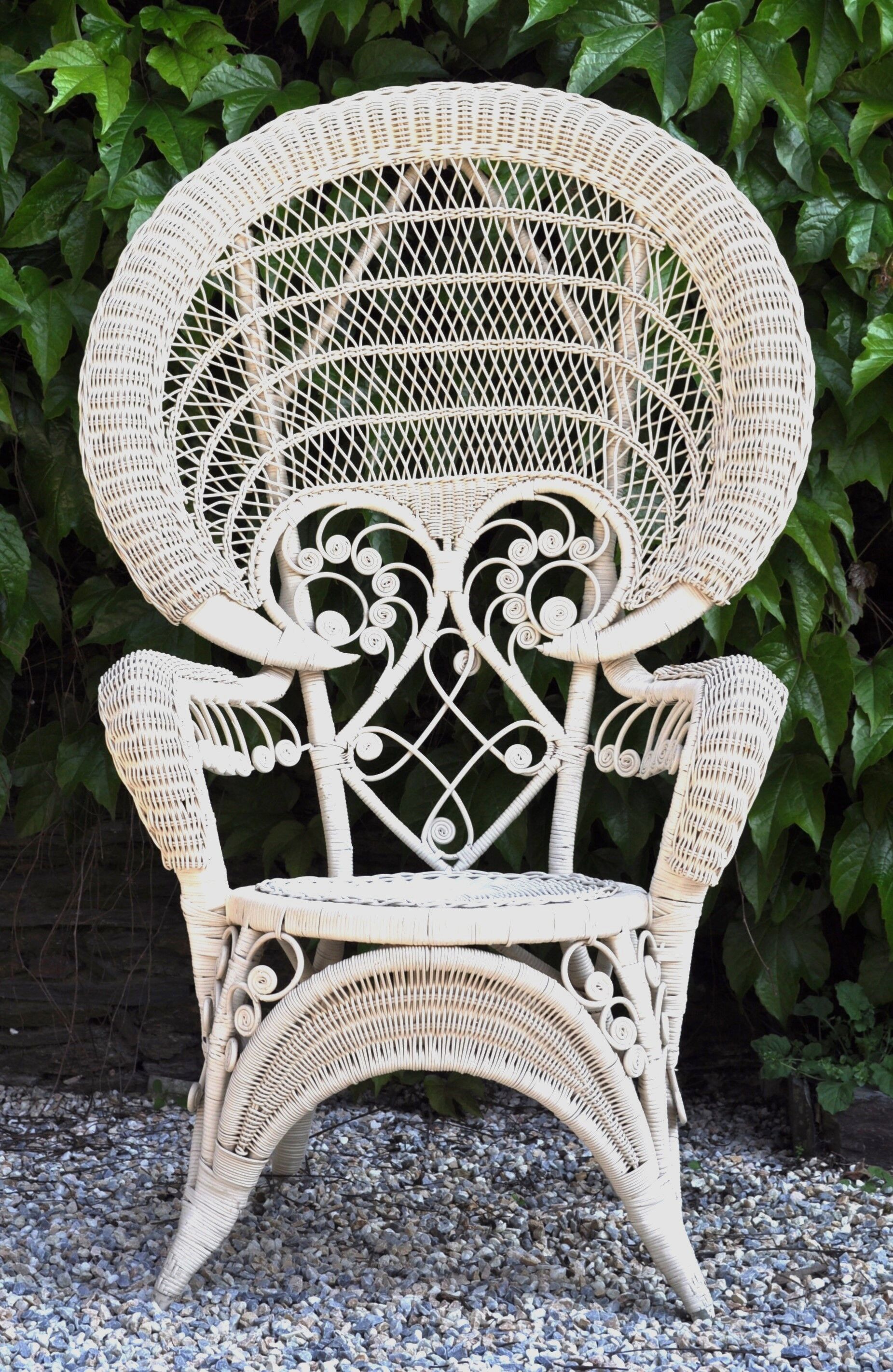 Peacock emmanuelle rattan armchair