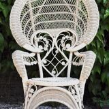 Peacock emmanuelle rattan armchair