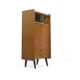 Secrétaire vintage 1950 bois massif clair