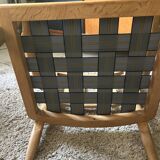 Guillerme et Chambron, Fauteuil en chêne José, Edition Votre Maison 1960