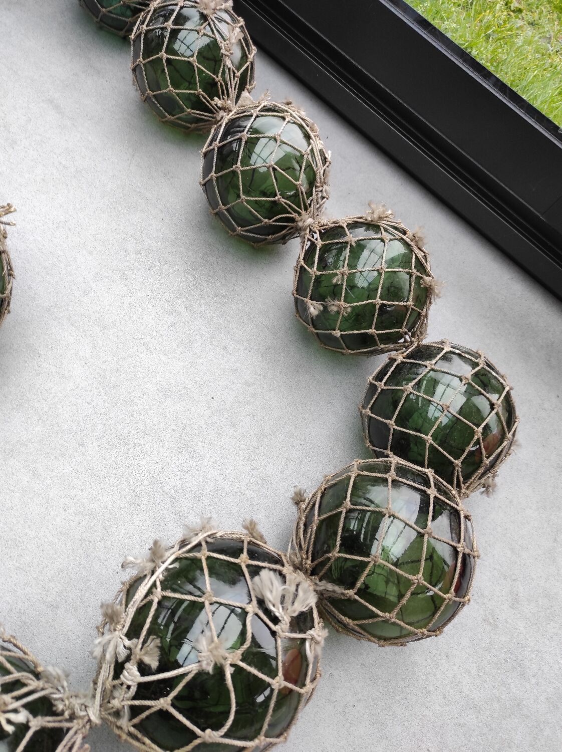 Fishermen's glass floats