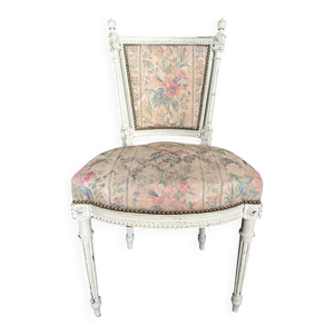 Chaise ancienne style - fleuri