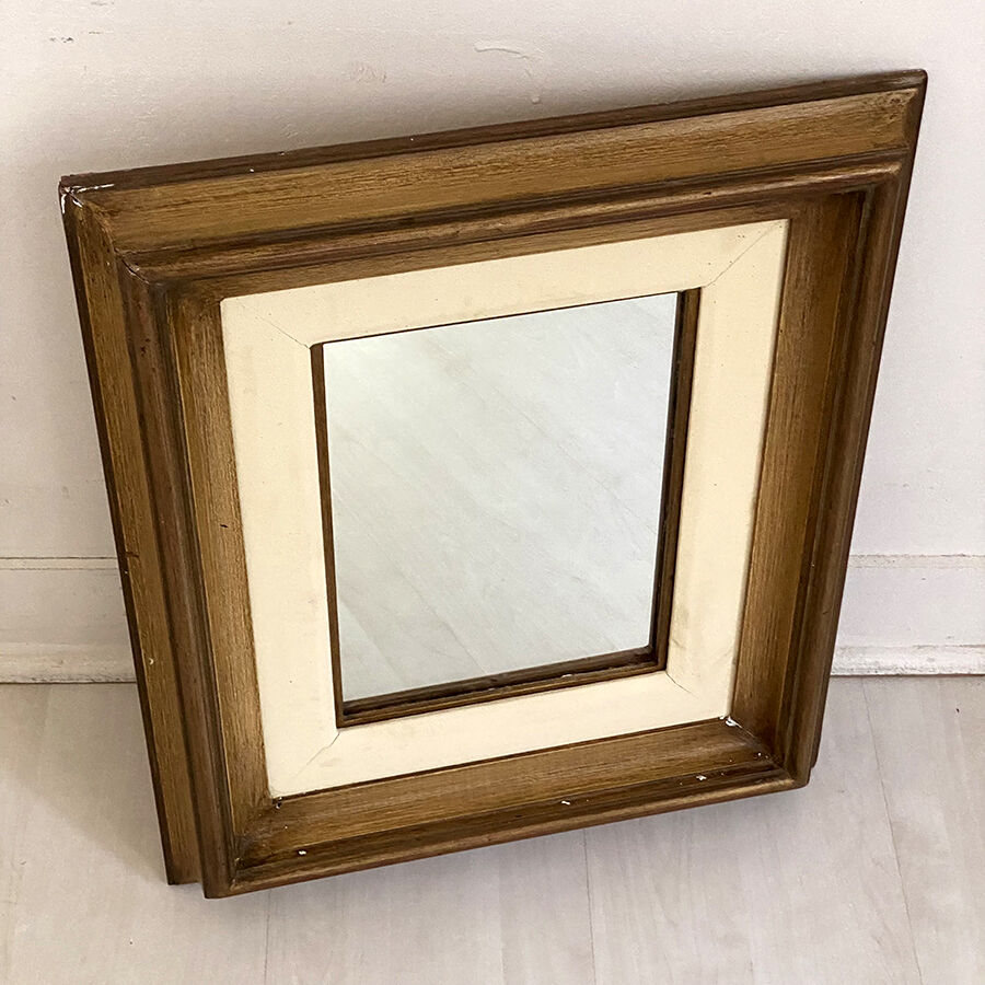Wooden frame mirror