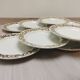 Dessert asiattes vintage set of 12 Royal Coppennagen "nucella"