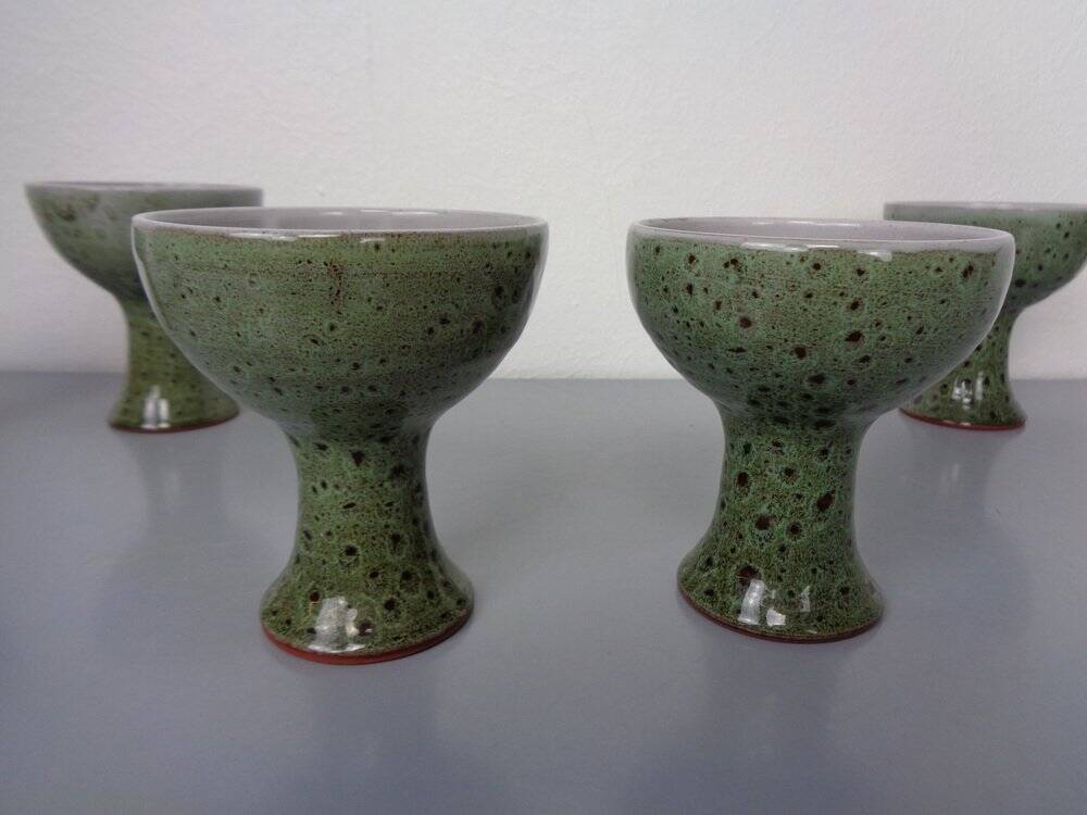 Ceramic Decanters & Tumblers, 1960s, Set of 7