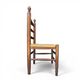 3 x Antique provincial ladderback child's chair / rush seat / 1930s