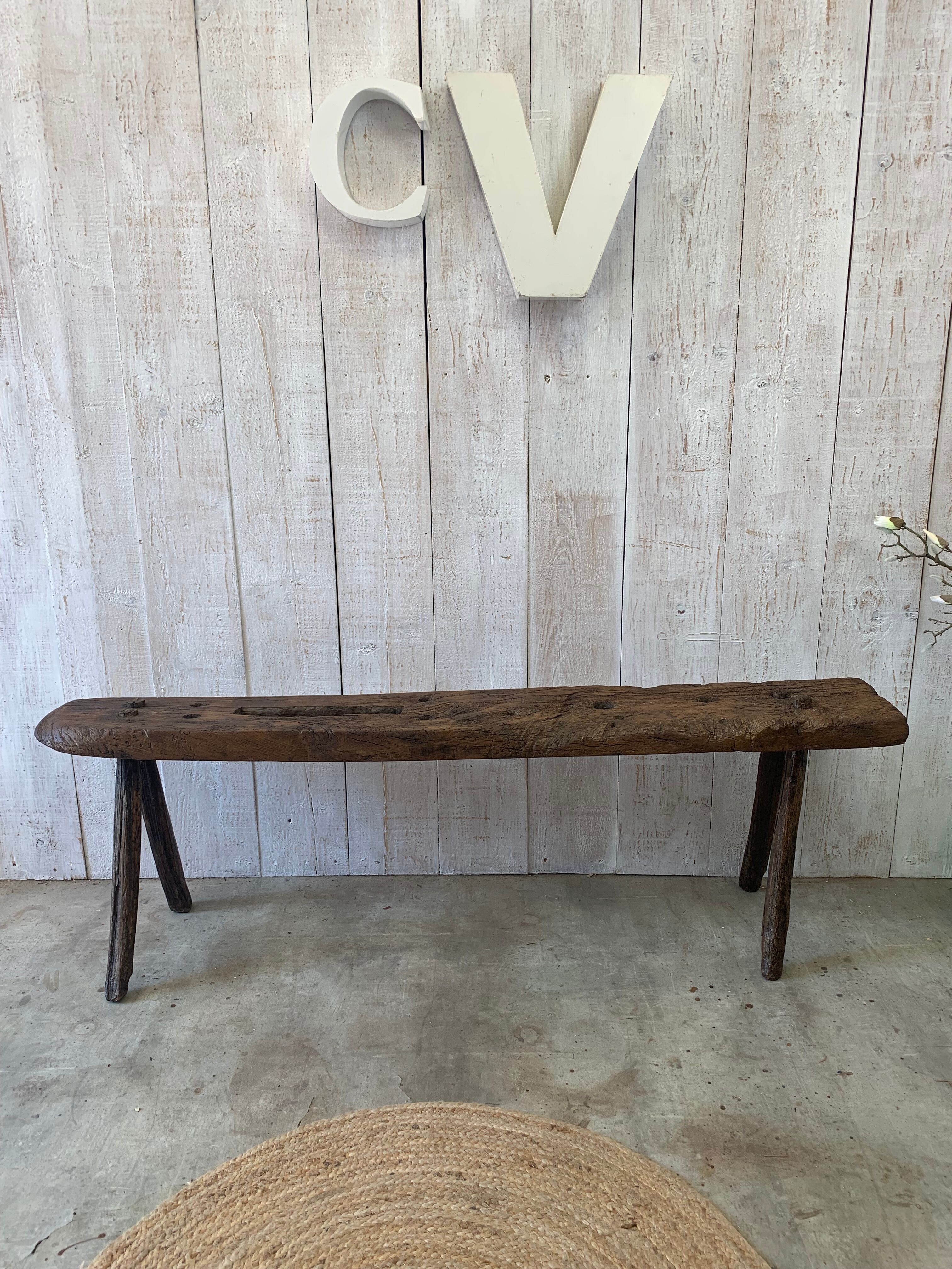 Banc  de tonnelier ancien