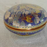 Dragon cloisonné enamel candy box