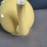 Old yellow porcelain teapot - 0.7L - Ref 890