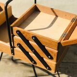 Vintage sewing basket 60